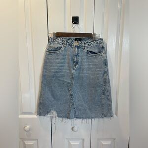 vero moda long denim skirt
